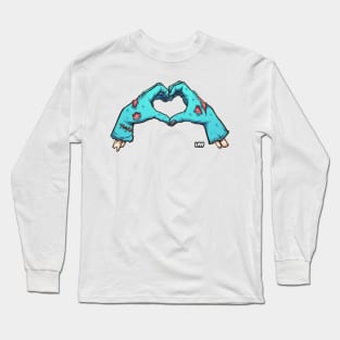 Zombie Heart Long Sleeve T-Shirt